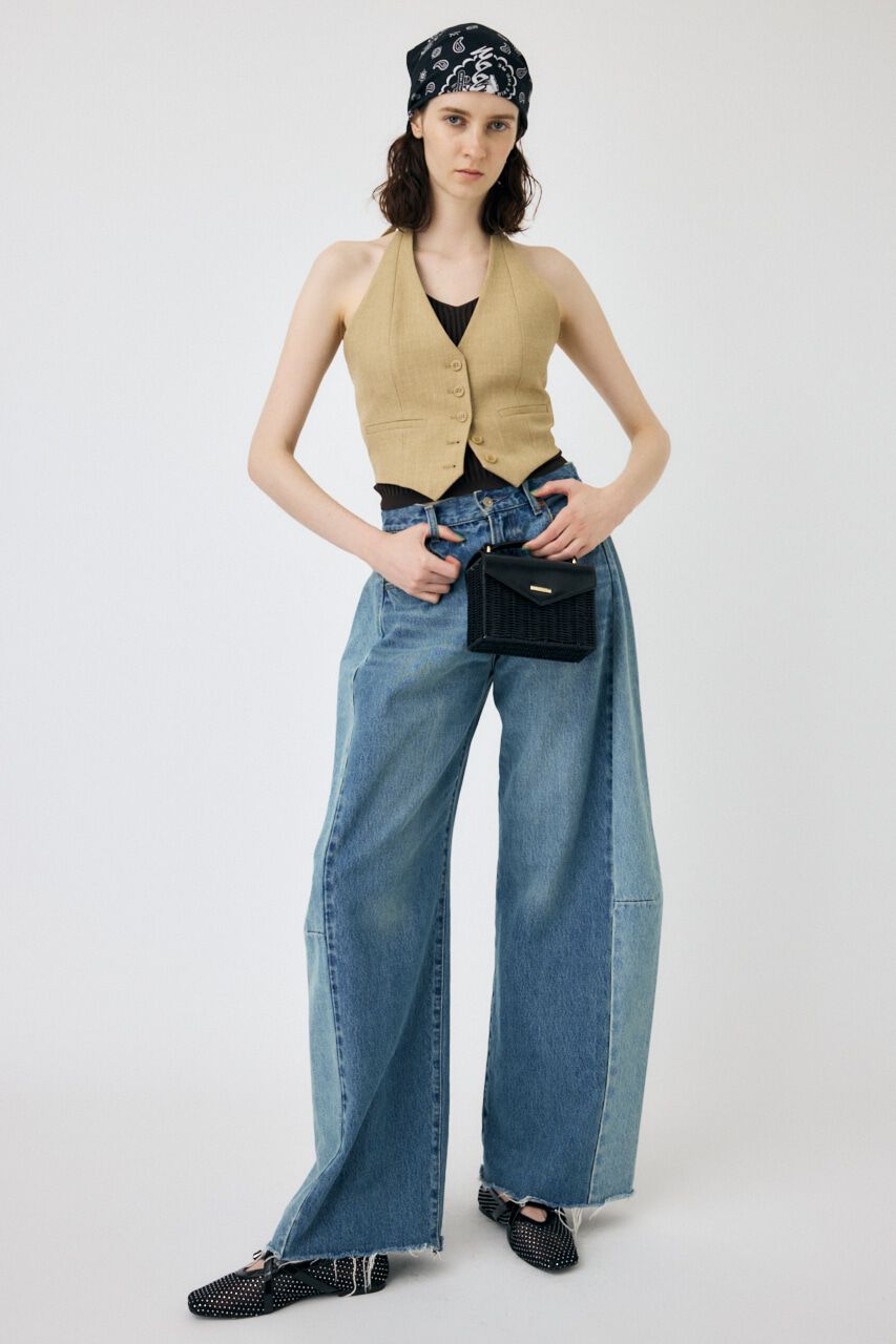 MOUSSY「HALTER NECK SUMMER ベスト」|キャミソール|