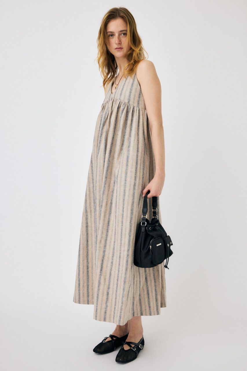 MOUSSY「SHADOW STRIPE キャミドレス」|ワンピース|