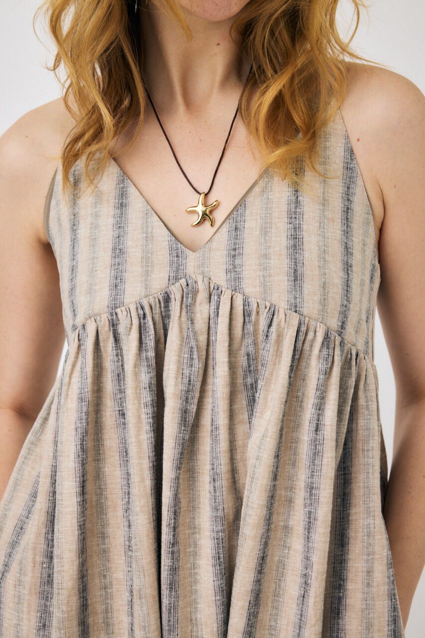 MOUSSY「SHADOW STRIPE キャミドレス」|ワンピース|