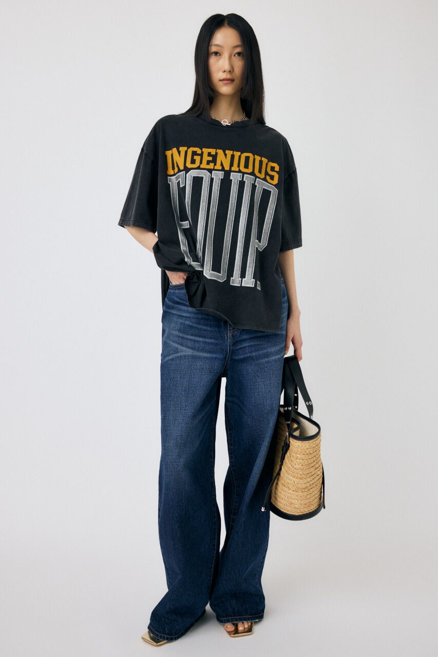 MOUSSY「ROUND HEM LOGO LOOSE Tシャツ」|Tシャツ・カットソー|