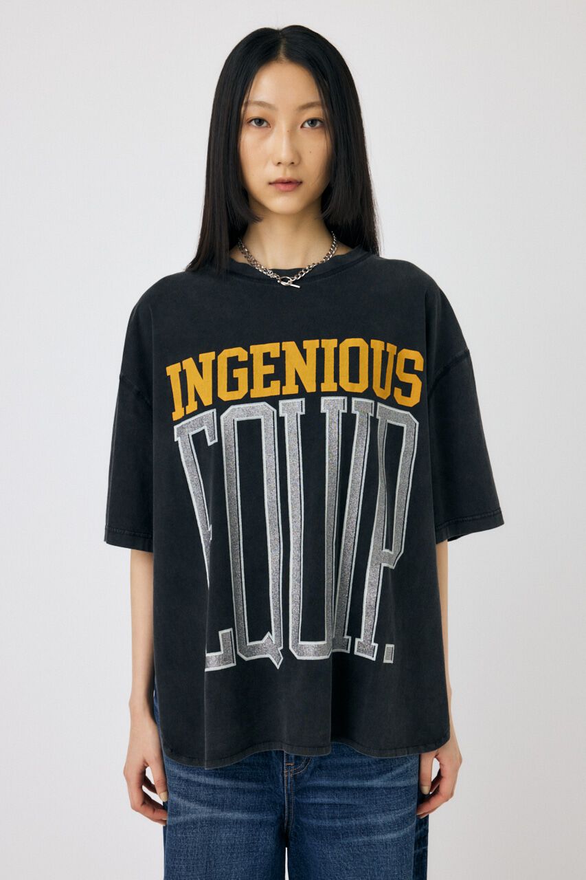 MOUSSY「ROUND HEM LOGO LOOSE Tシャツ」|Tシャツ・カットソー|