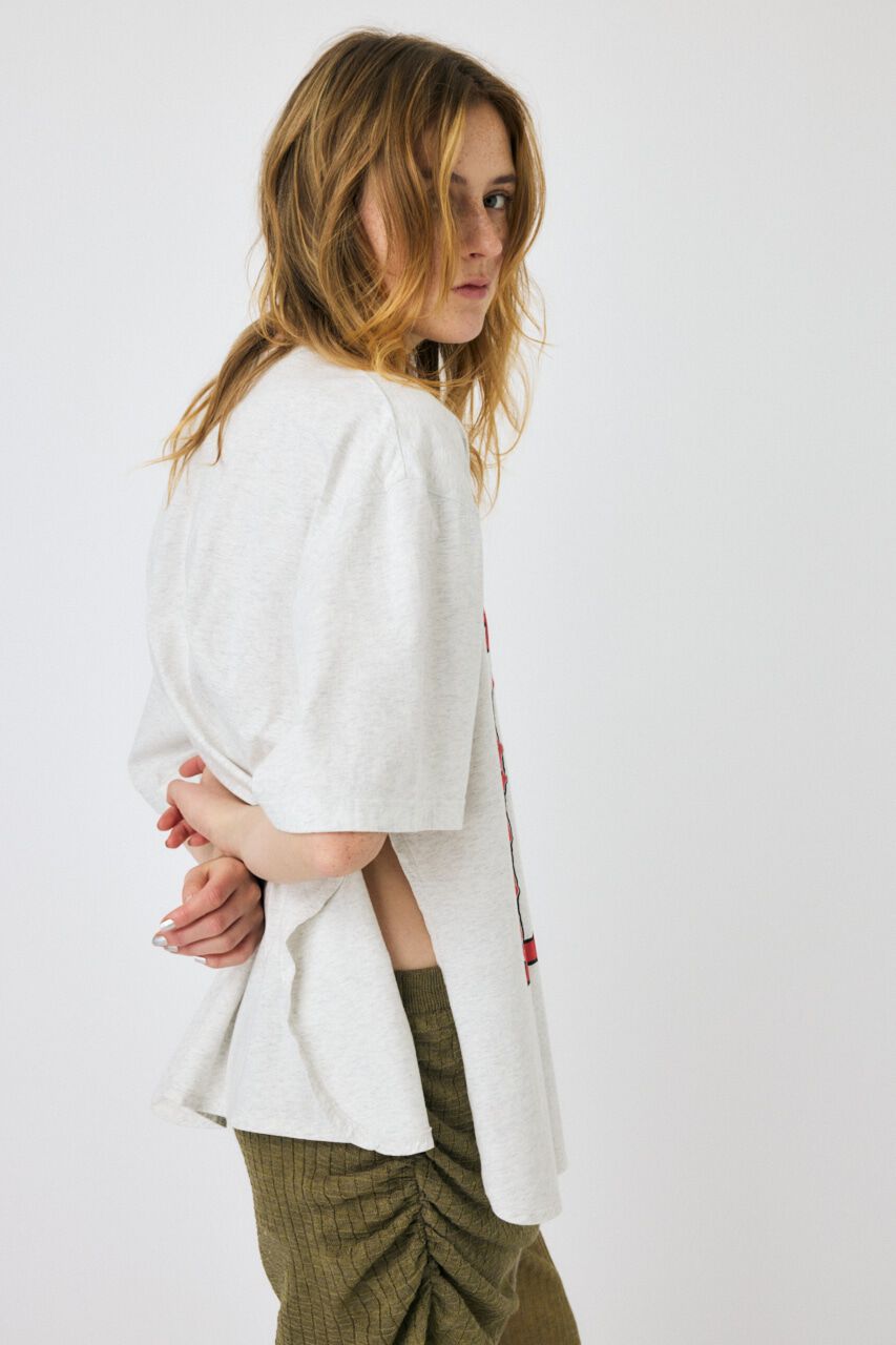 MOUSSY「ROUND HEM LOGO LOOSE Tシャツ」|Tシャツ・カットソー|