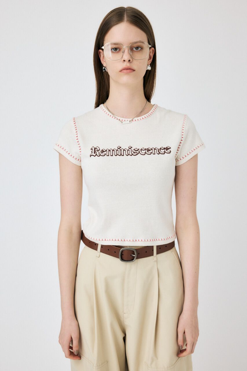 MOUSSY「CONTRAST ステッチ Tシャツ」|Tシャツ・カットソー|