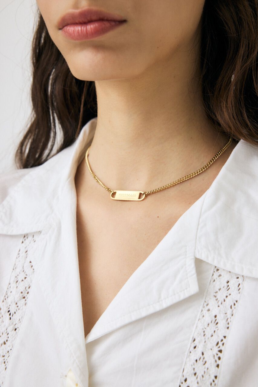 MOUSSY「PLATE CHAIN チョーカー」|ネックレス|