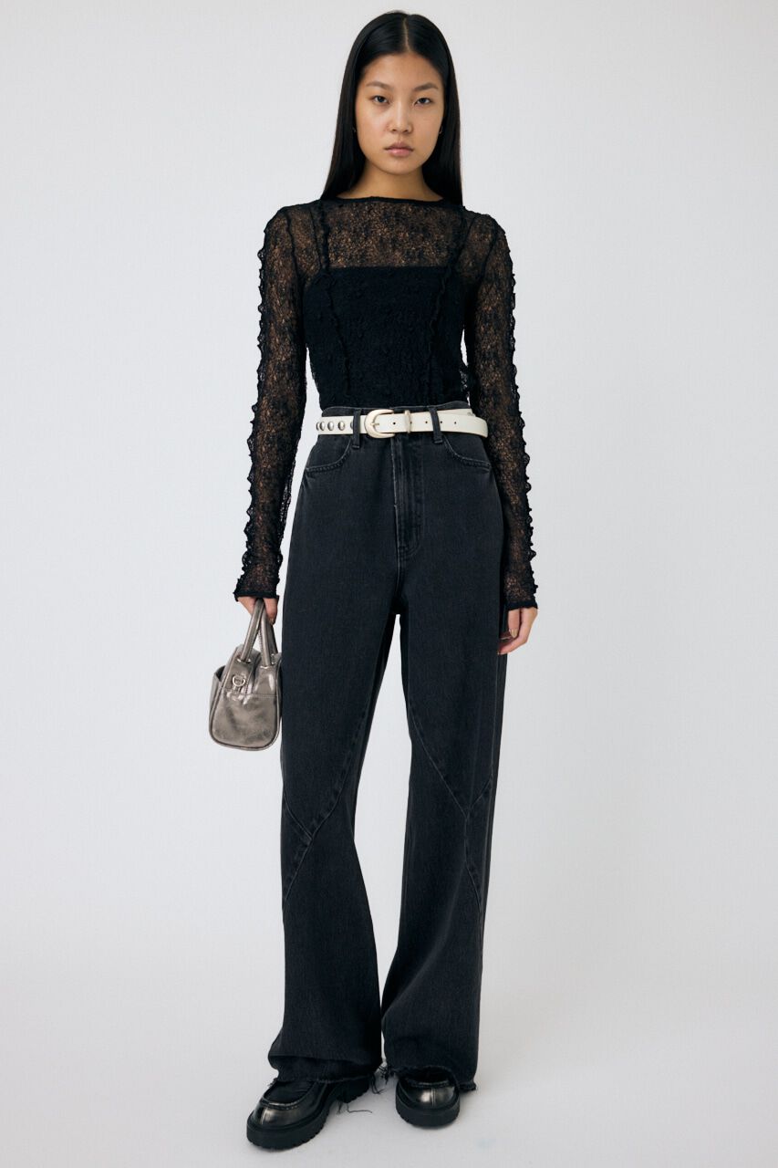 MOUSSY「PLUMPY レーストップス」|Tシャツ・カットソー|