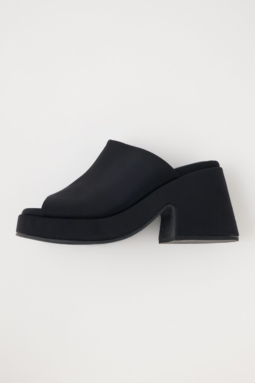 MOUSSY「PLATFORM ミュール」|サンダル|BLK