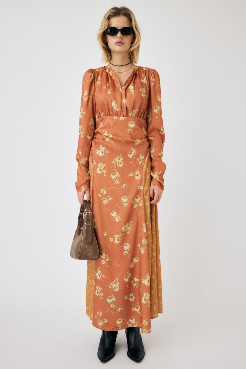 MOUSSY「PANEL FLOWER ドレス」|ワンピース|ORG