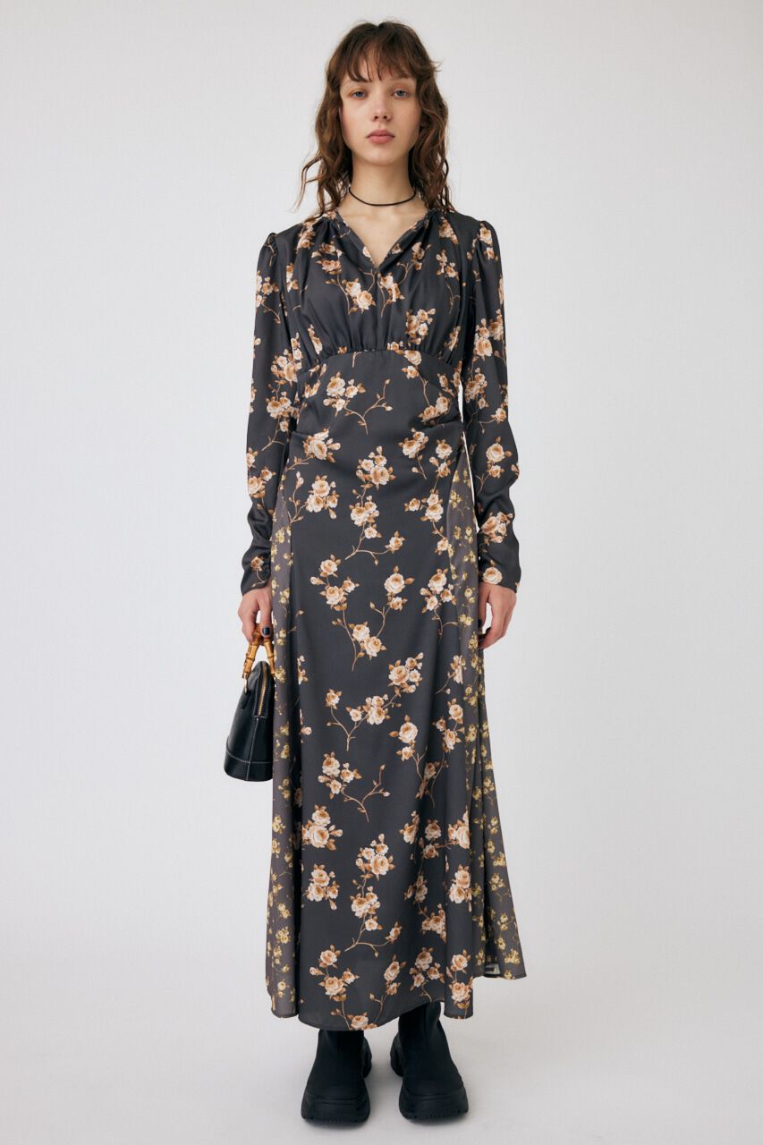 MOUSSY「PANEL FLOWER ドレス」|ワンピース|