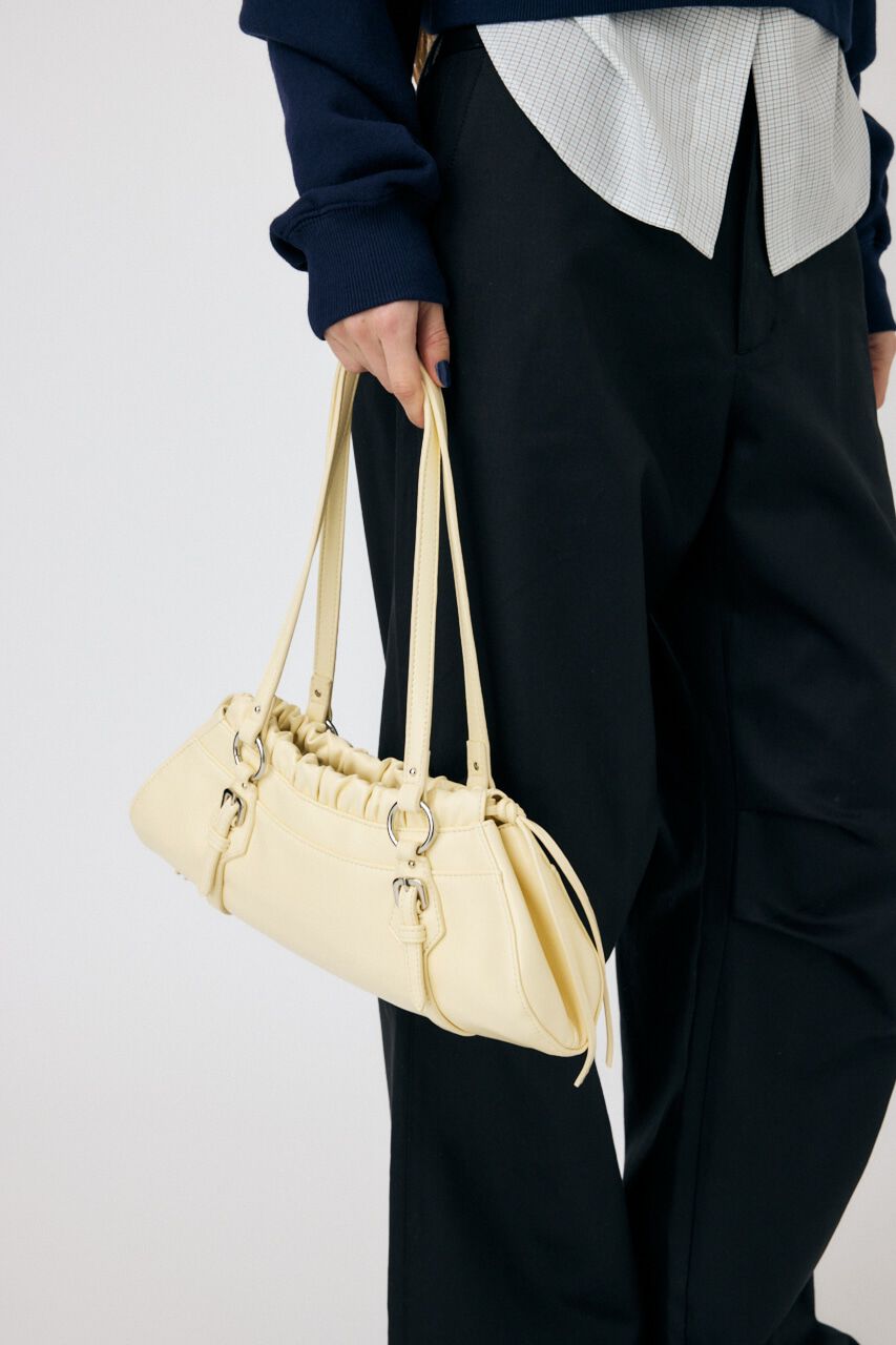 MOUSSY「WIDE F/LEATHER ショルダーバッグ」|その他|