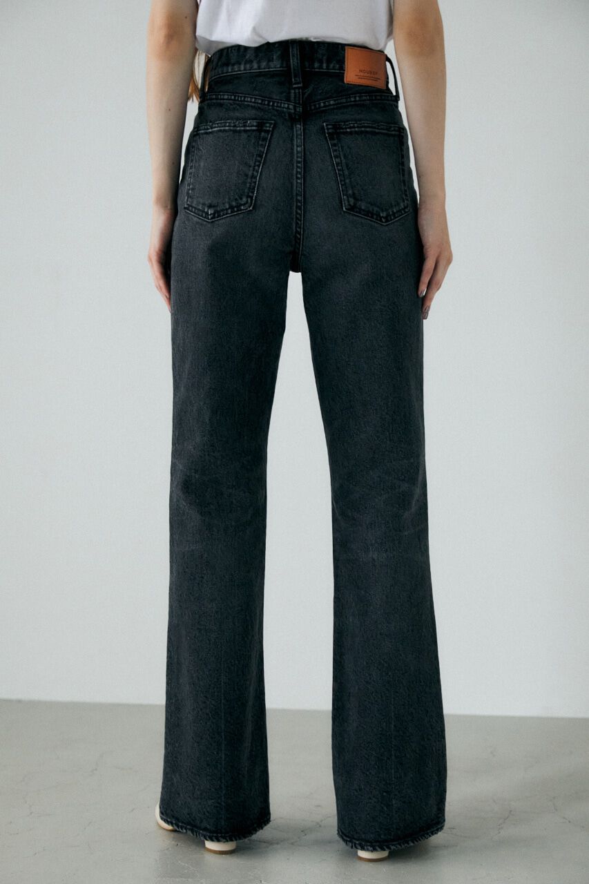 MOUSSY「MVS BLACK FLARE(L) / ロングサイズ」|デニム|