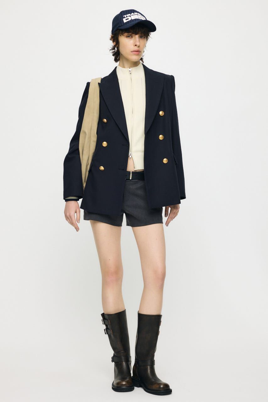 MOUSSY「MIX PATTERN KNIT TRACK トップス」|ニット・セーター|