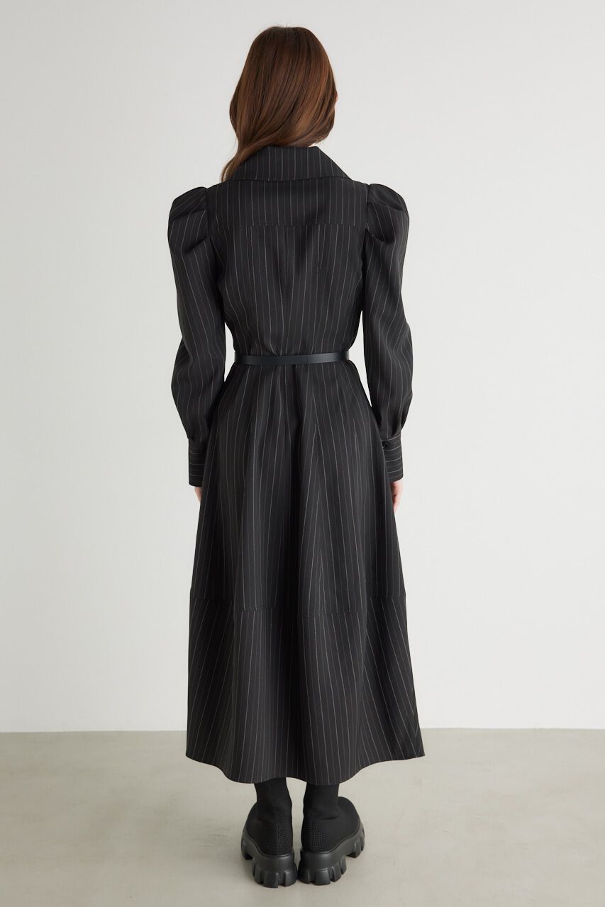 rienda「オーバーカラーZIPフレアOP」|ワンピース|