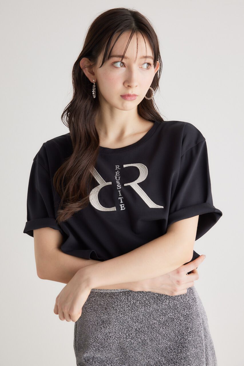 rienda「RグリッターT-SH」|Tシャツ・カットソー|