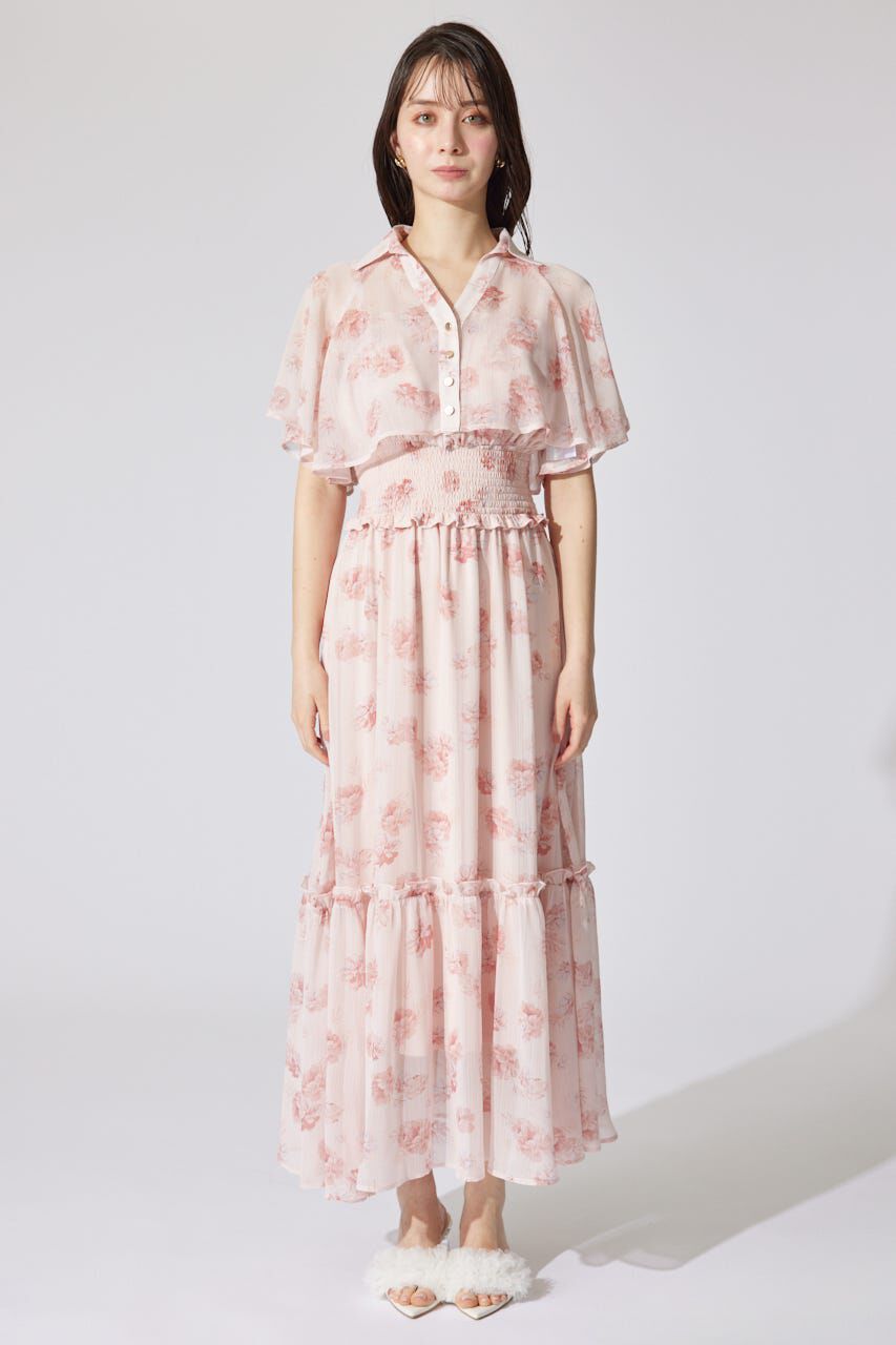 rienda「シャーリングワンピースセット」|ワンピース|