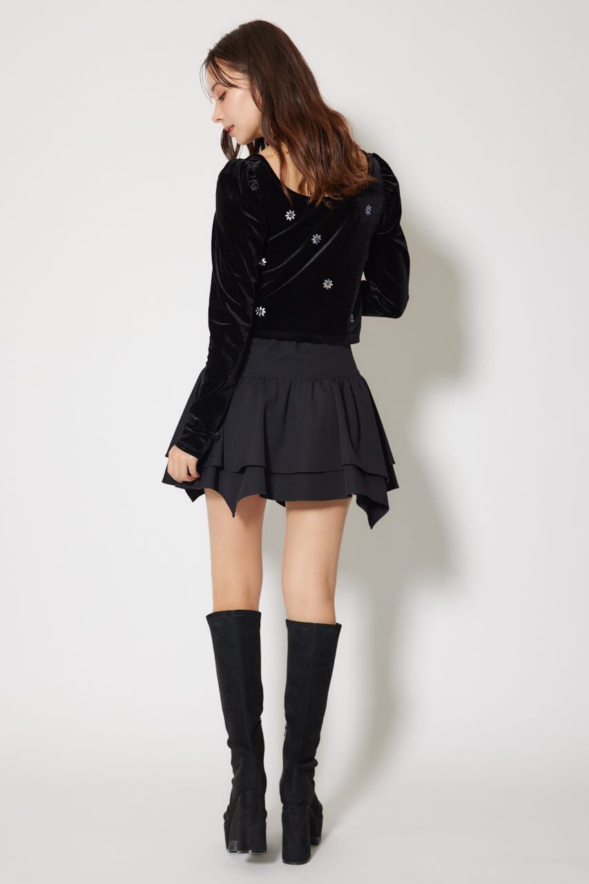 rienda「2WAYアシンメトリージャストウエストスカート」|スカート|