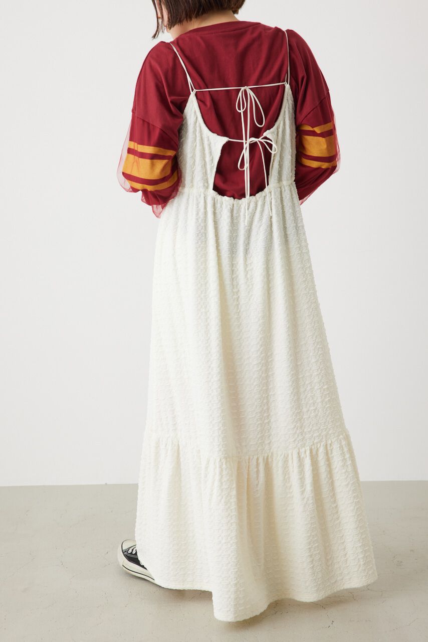 RODEO CROWNS「膨れジャガードキャミワンピース」|ワンピース|