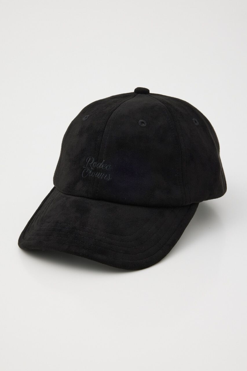 RODEO CROWNS「FAUX SUEDE LOGO CAP」|その他|BLK
