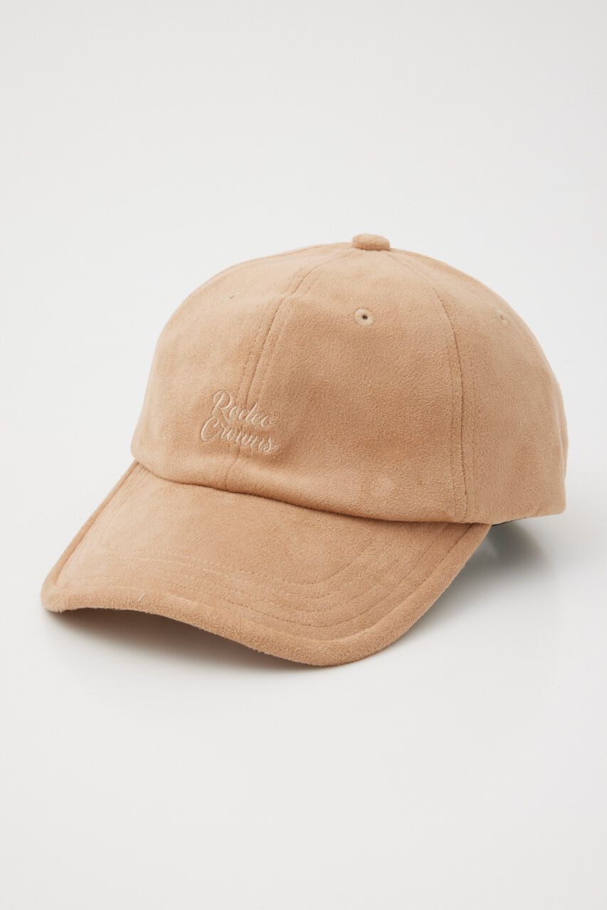 RODEO CROWNS「FAUX SUEDE LOGO CAP」|その他|BEG