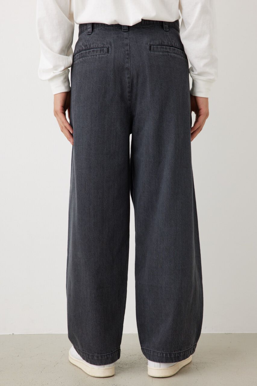 RODEO CROWNS「タックワイドデニム」|デニム|