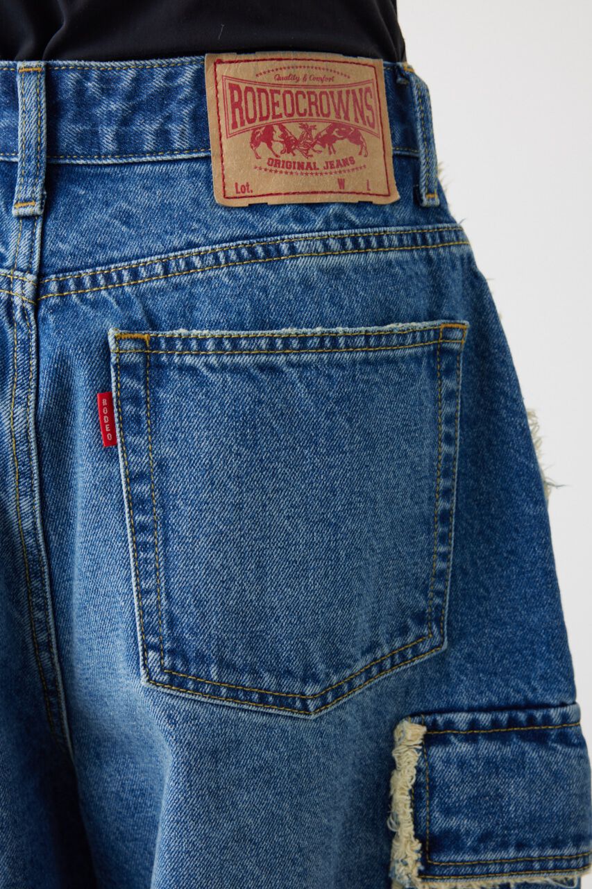 RODEO CROWNS「DENIMカーゴパンツ」|デニム|