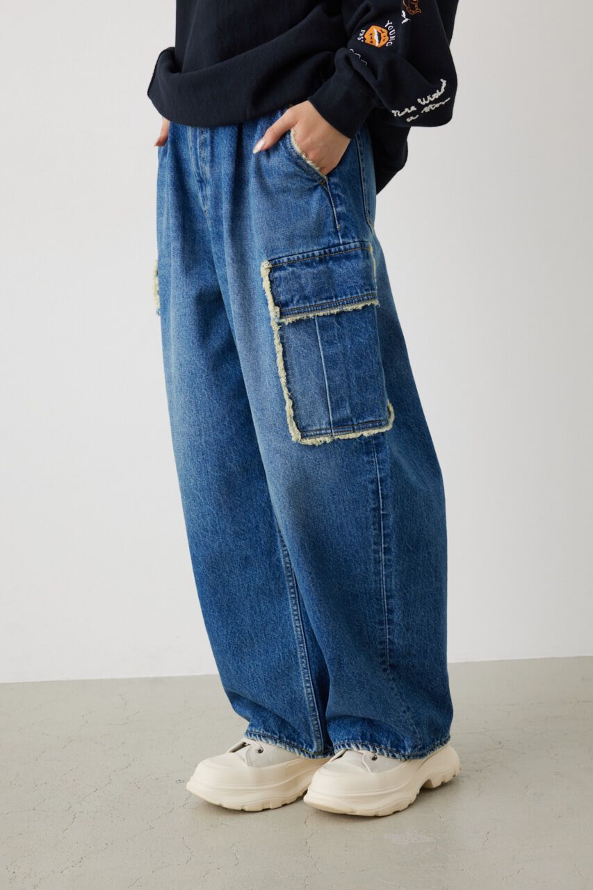 RODEO CROWNS「DENIMカーゴパンツ」|デニム|