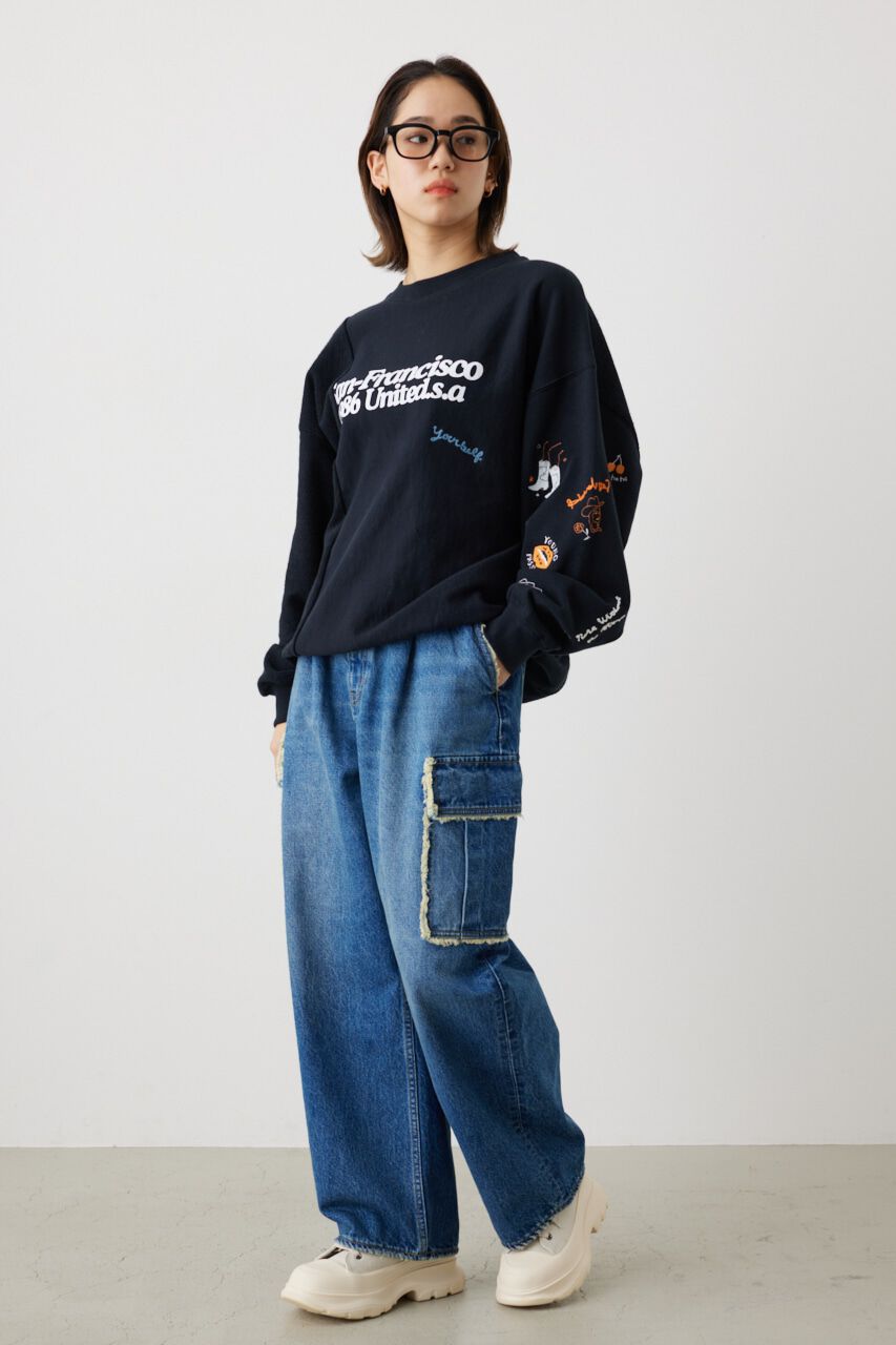 RODEO CROWNS「DENIMカーゴパンツ」|デニム|