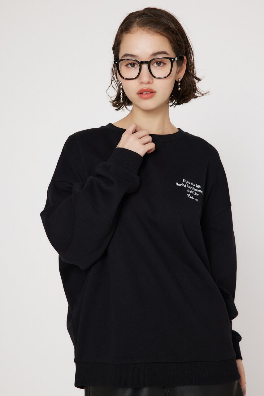 RODEO CROWNS「OP LOGOスウェットトップス」|パーカー|BLK