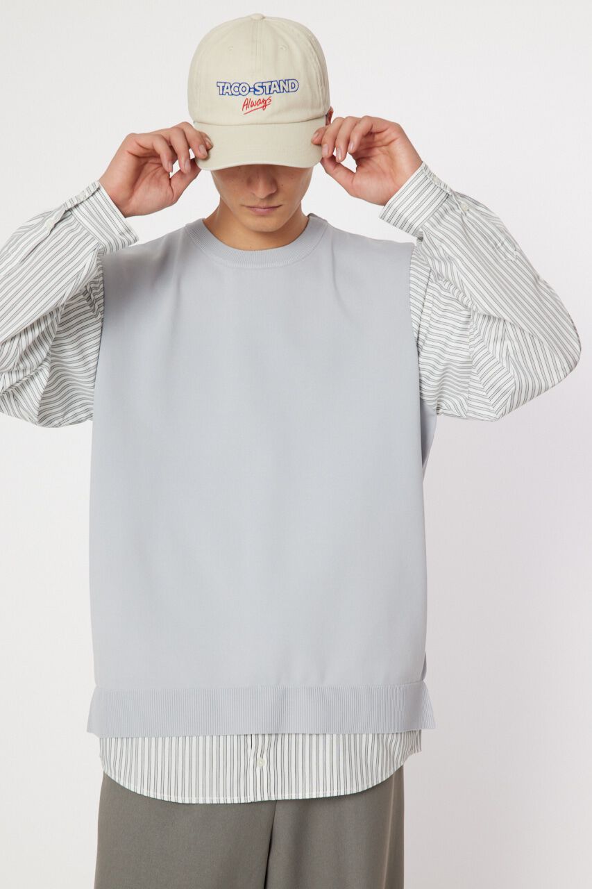 RODEO CROWNS「シャツコンビニット」|ニット・セーター|L/GRY1