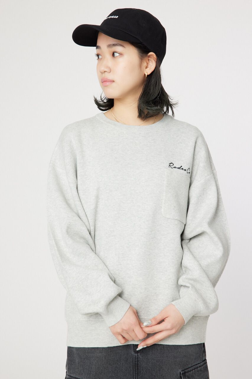 RODEO CROWNS「CROWN OG パッチニットトップス」|ニット・セーター|