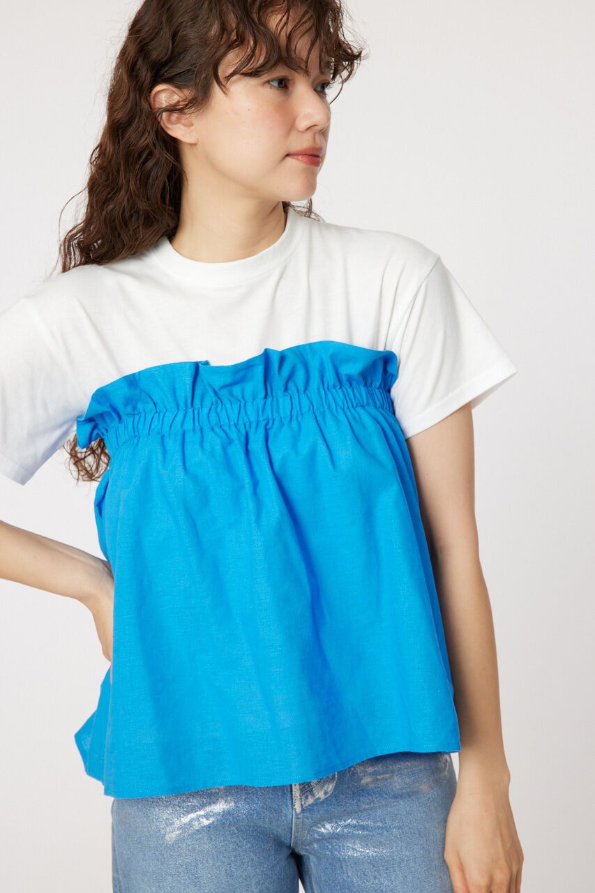 RODEO CROWNS「リネンビスチェ&Tシャツセット」|シャツ・ブラウス|