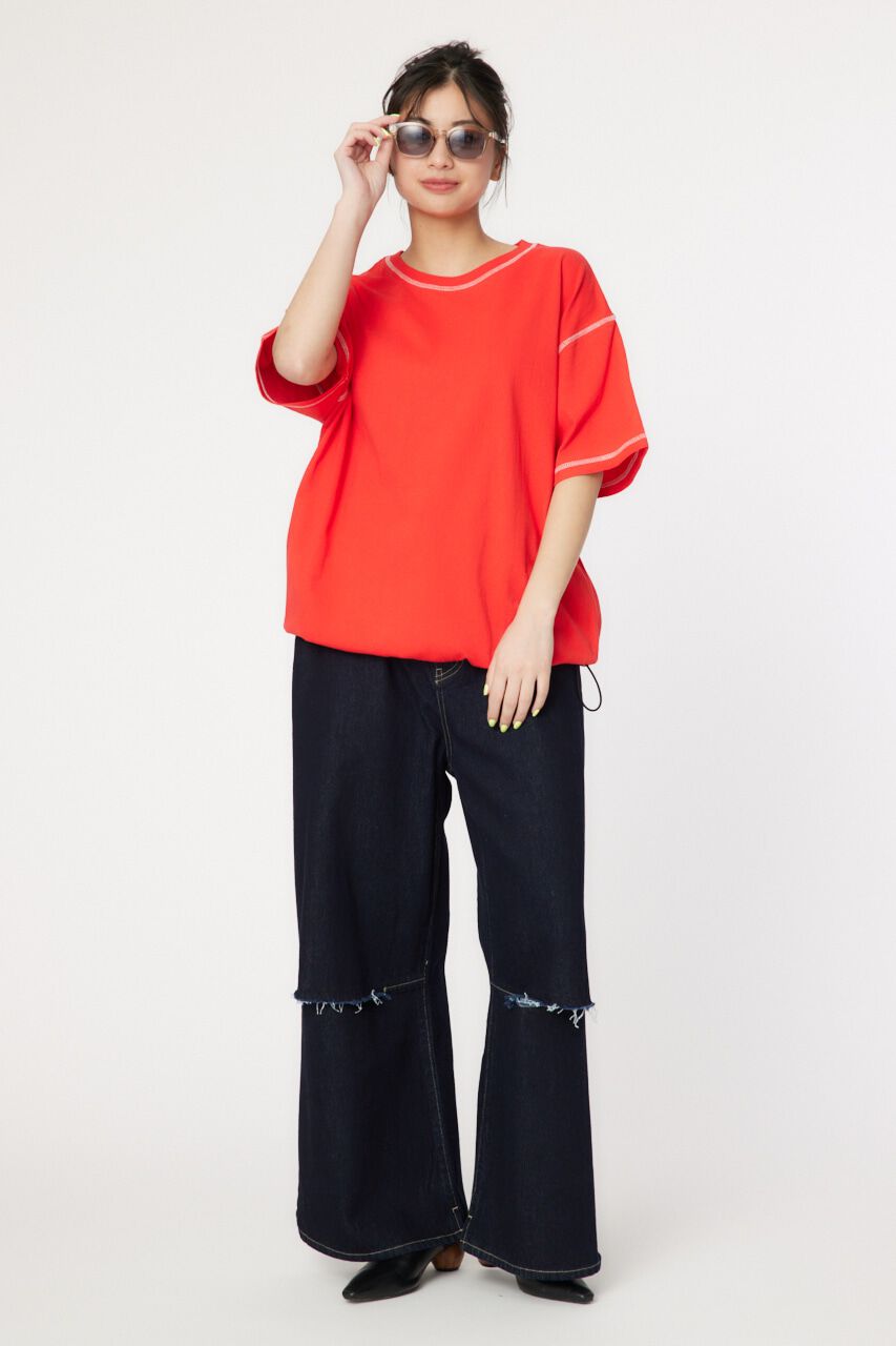 RODEO CROWNS「ドロストビッグTシャツ」|Tシャツ・カットソー|