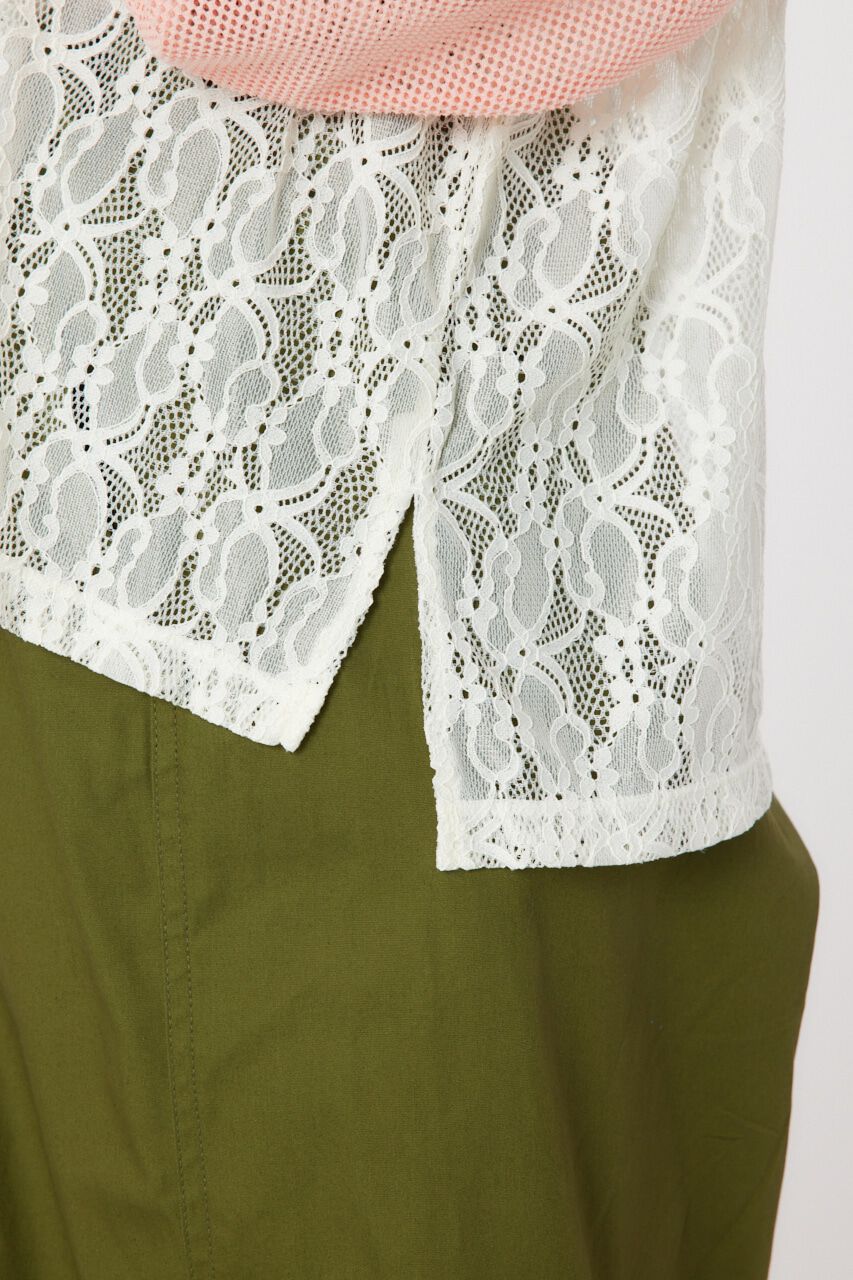 RODEO CROWNS「レースドッキングラグランシアートップス」|Tシャツ・カットソー|