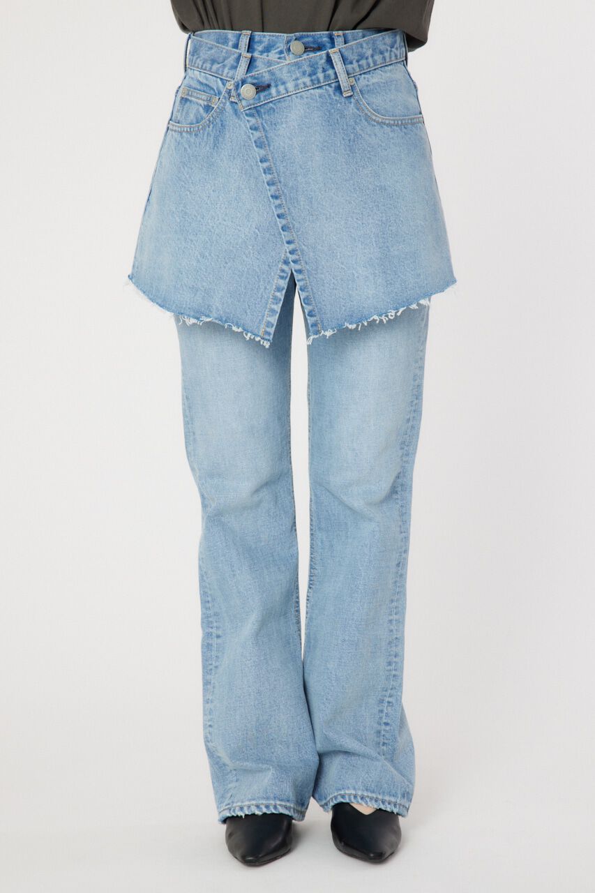 RODEO CROWNS「レイヤードラップデニム」|デニム|