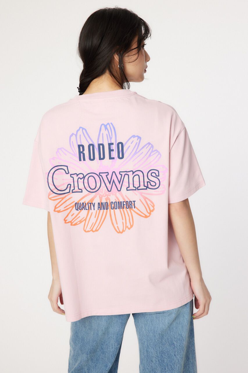 RODEO CROWNS「SUMMER FLOWER Tシャツ」|Tシャツ・カットソー|L/PNK1