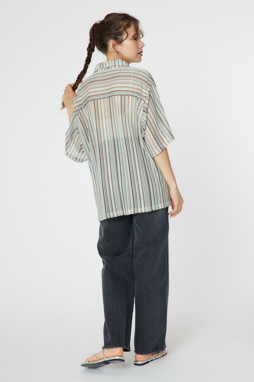 RODEO CROWNS「マルチストライプレースシャツ」|シャツ・ブラウス|