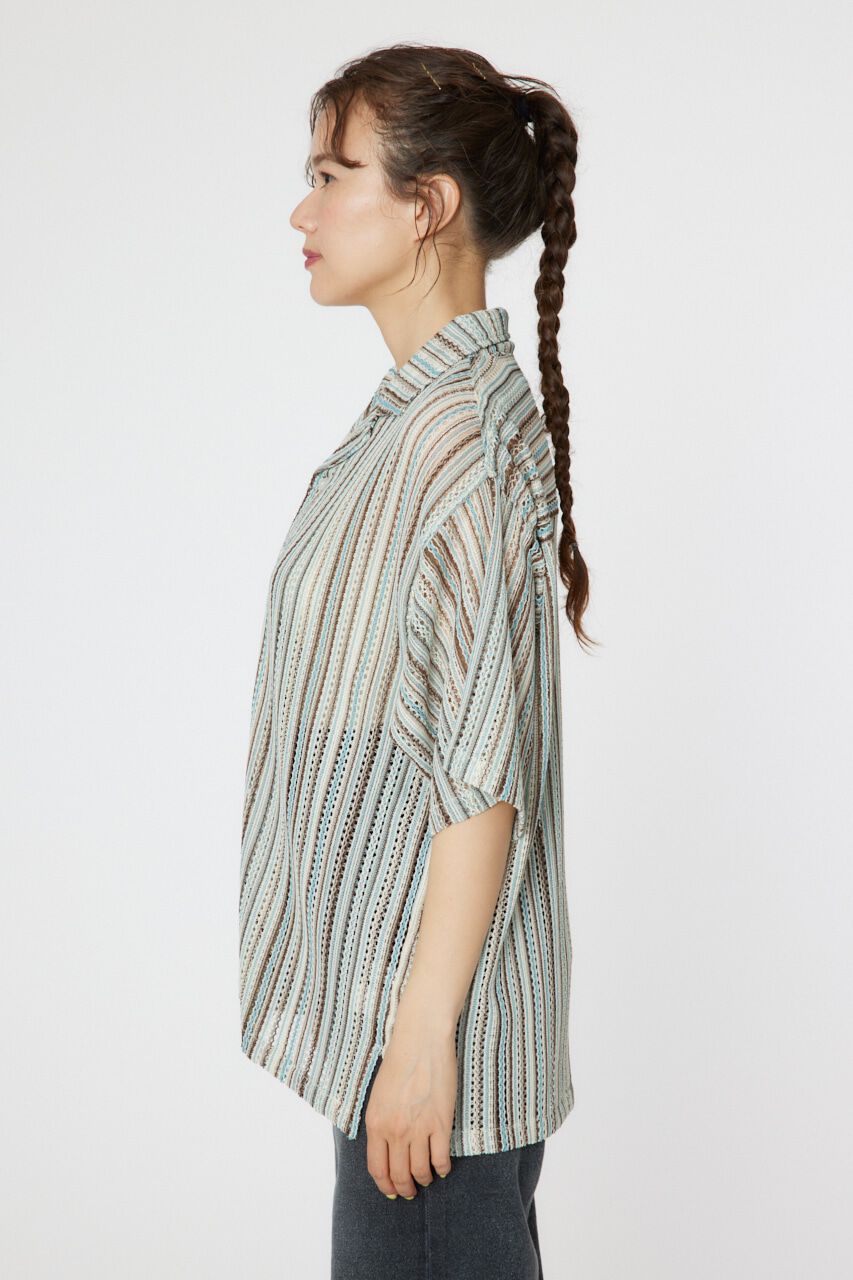 RODEO CROWNS「マルチストライプレースシャツ」|シャツ・ブラウス|