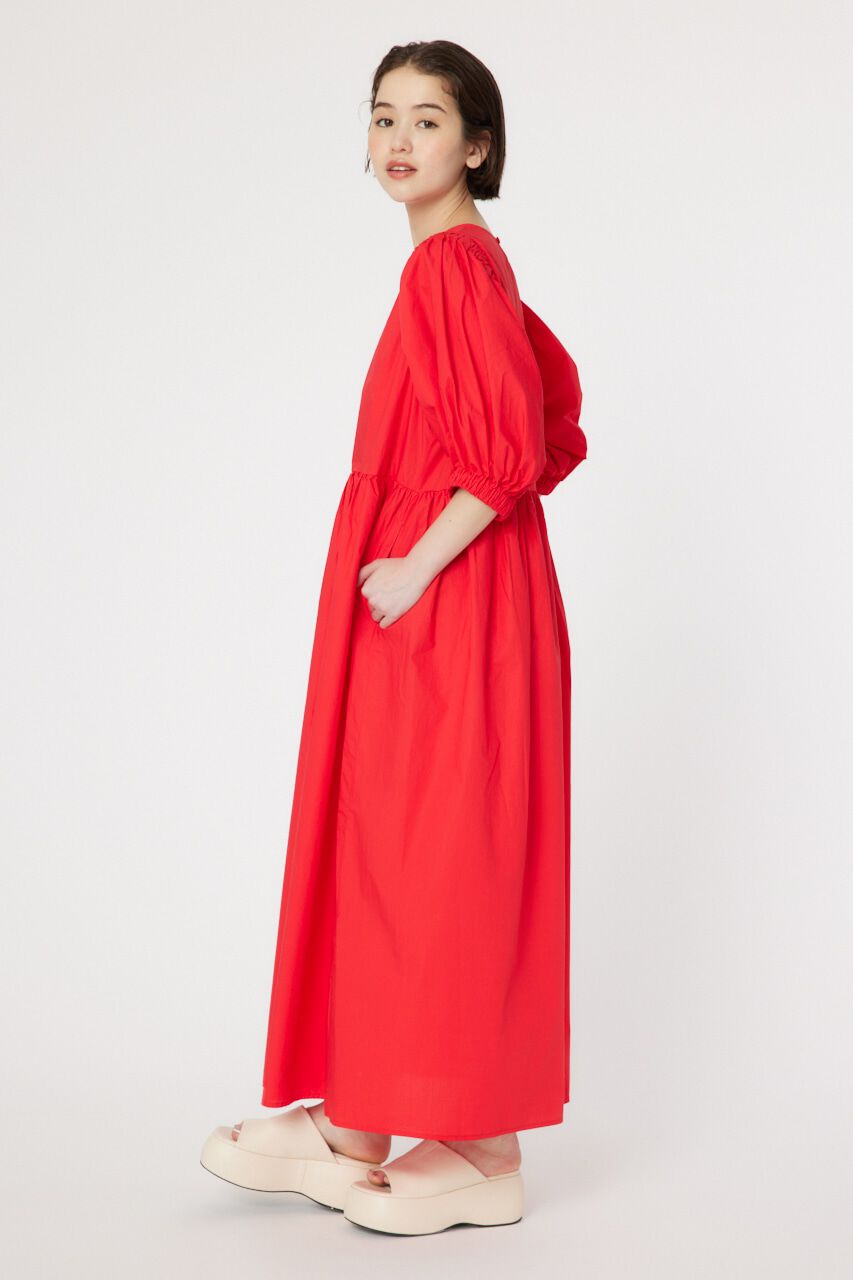 RODEO CROWNS「袖ボリュームワンピース」|ワンピース|RED