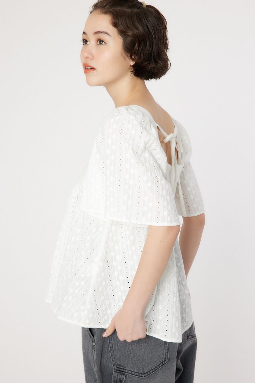 RODEO CROWNS「バックリボンフレアトップス」|シャツ・ブラウス|