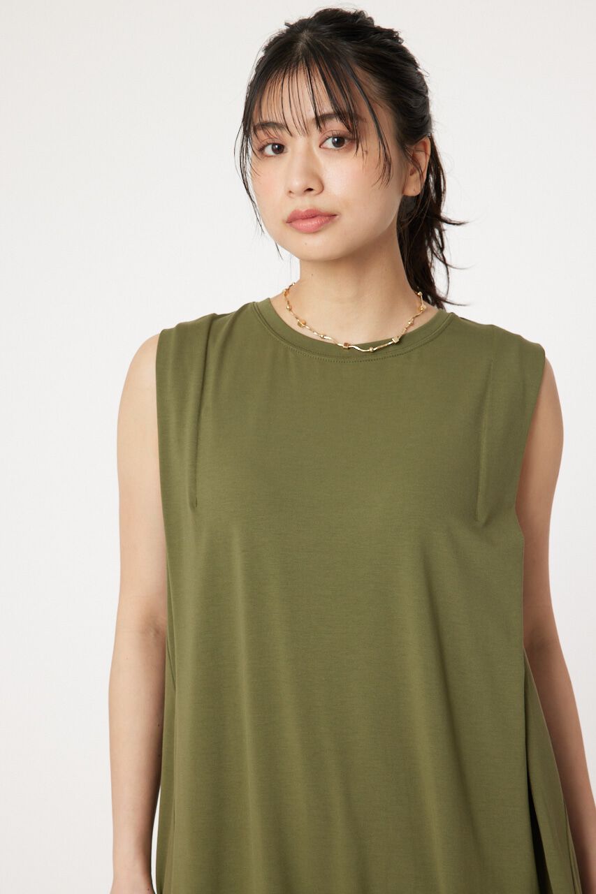 RODEO CROWNS「T/F ノースリーブチュニック」|タンクトップ|