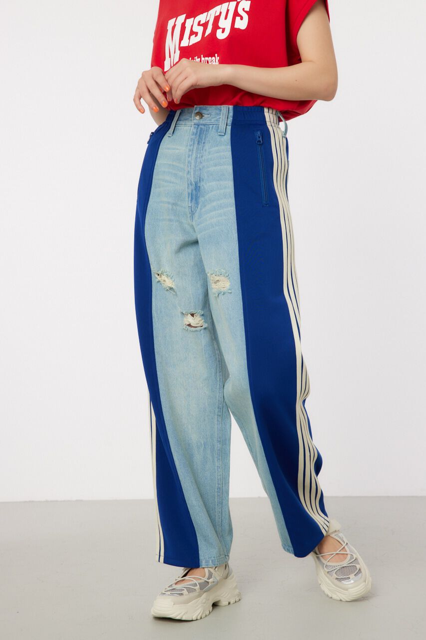 RODEO CROWNS「カスタムトラック DENIM PT」|デニム|BLU