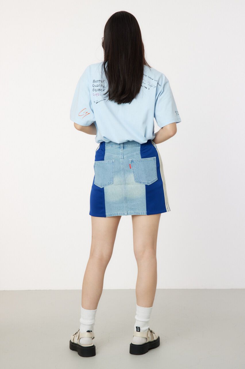 RODEO CROWNS「カスタムトラック DENIM MINI SK」|スカート|