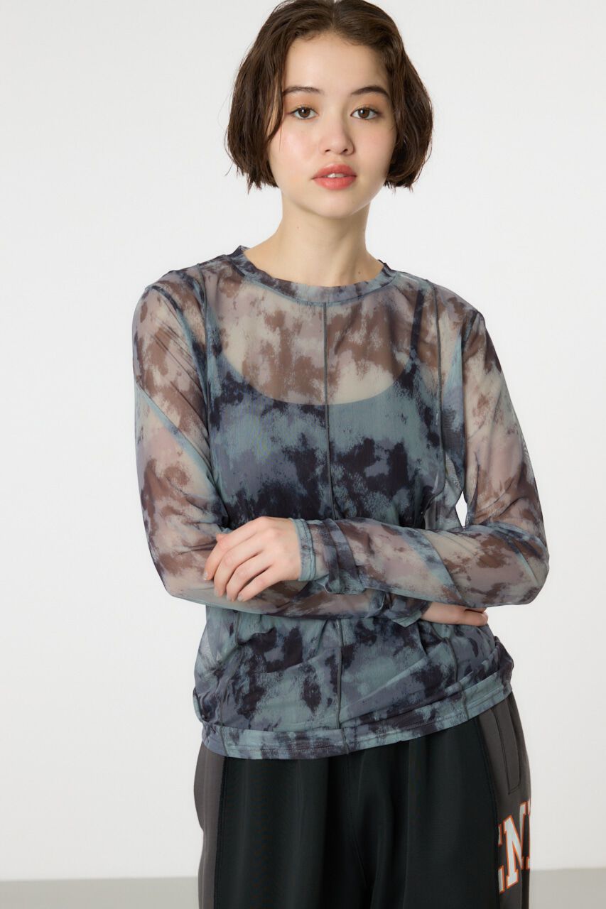 RODEO CROWNS「ニュアンスパターンシアートップス」|シャツ・ブラウス|