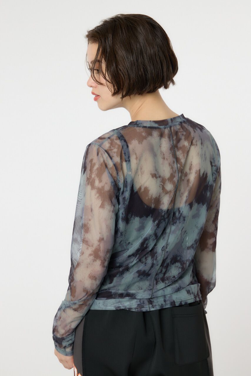 RODEO CROWNS「ニュアンスパターンシアートップス」|シャツ・ブラウス|