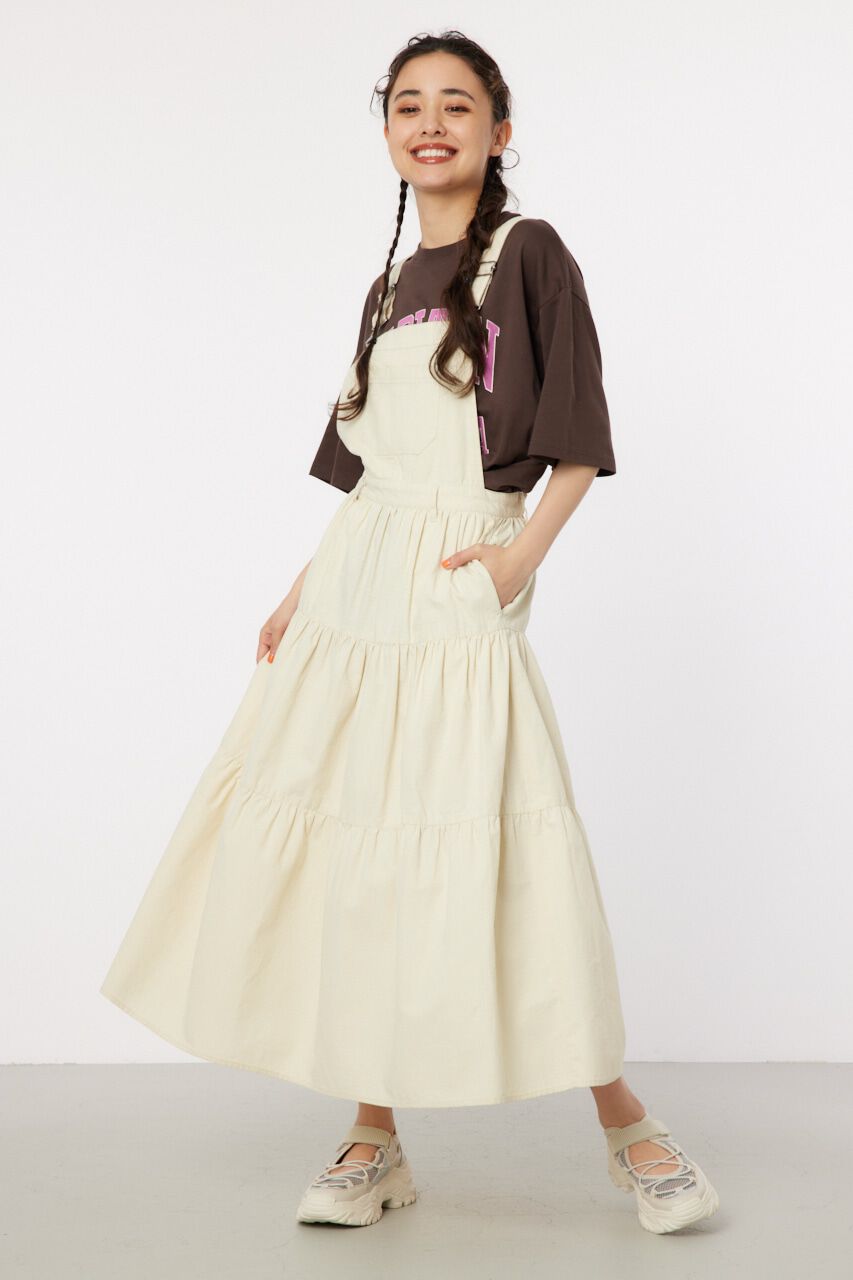 RODEO CROWNS「ティアードサロペットスカート」|ワンピース|