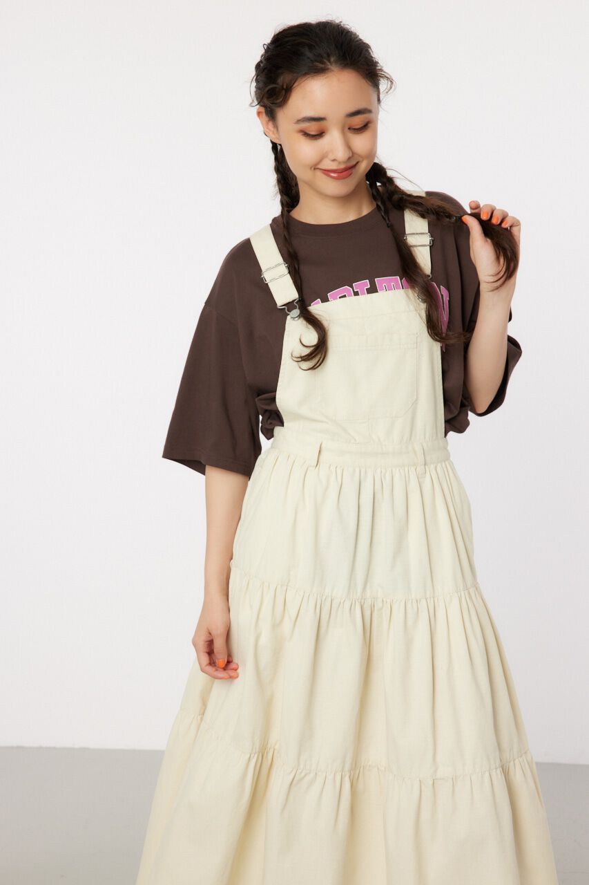 RODEO CROWNS「ティアードサロペットスカート」|ワンピース|