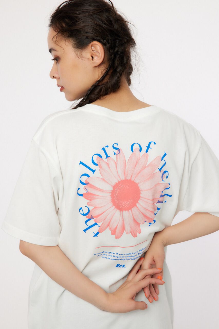 RODEO CROWNS「HEALING FLOWER Tシャツ」|Tシャツ・カットソー|WHT