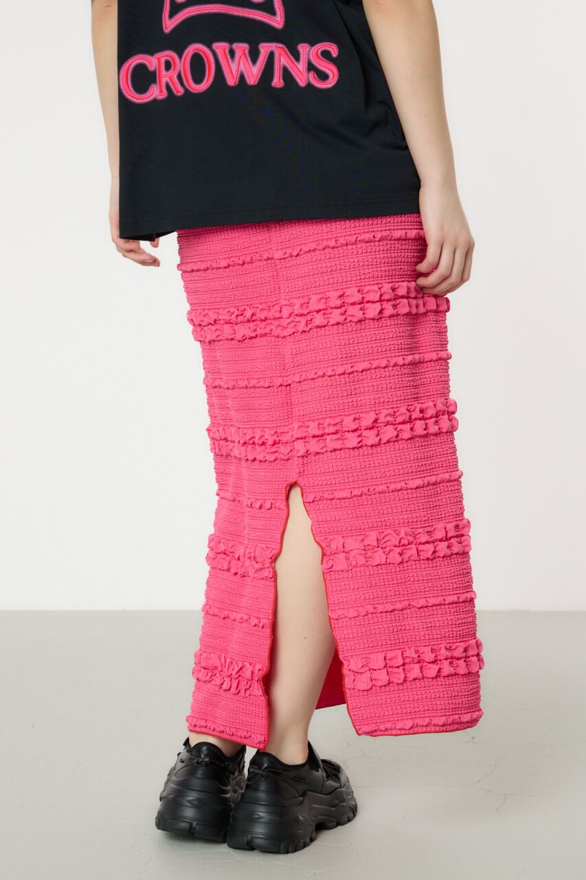 RODEO CROWNS「ふくれボーダーナロースカート」|スカート|