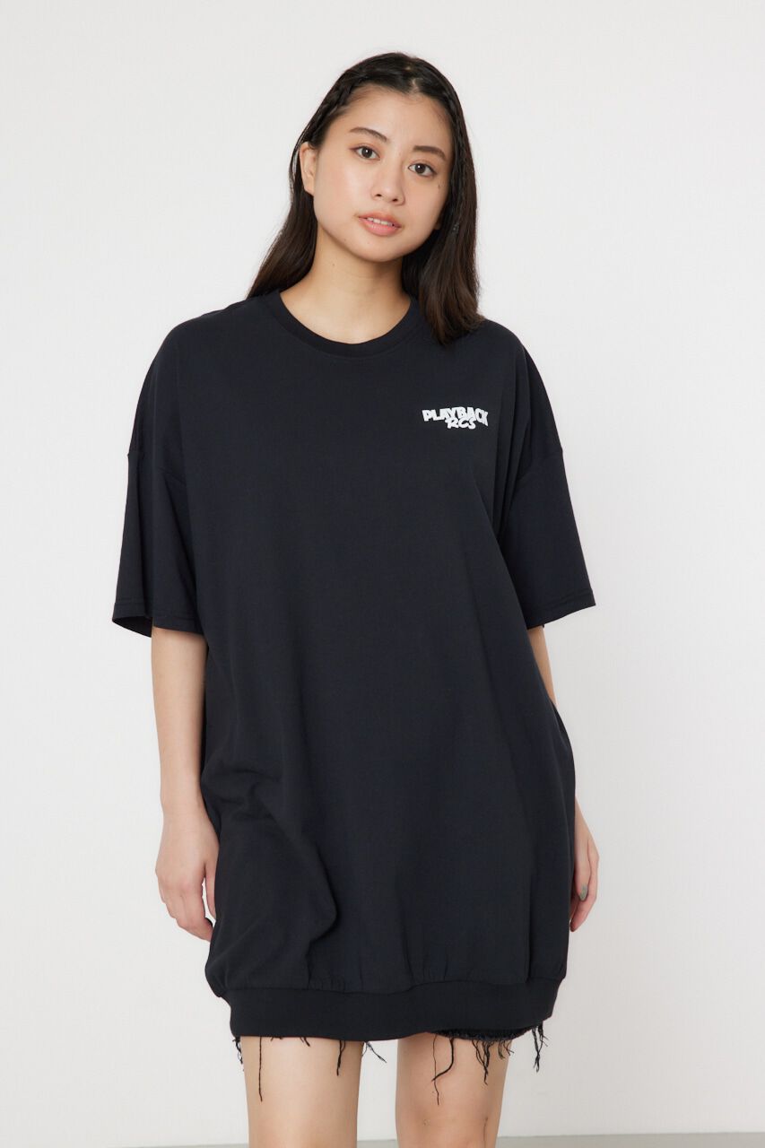 RODEO CROWNS「PB BY半袖ワンピース」|ワンピース|BLK