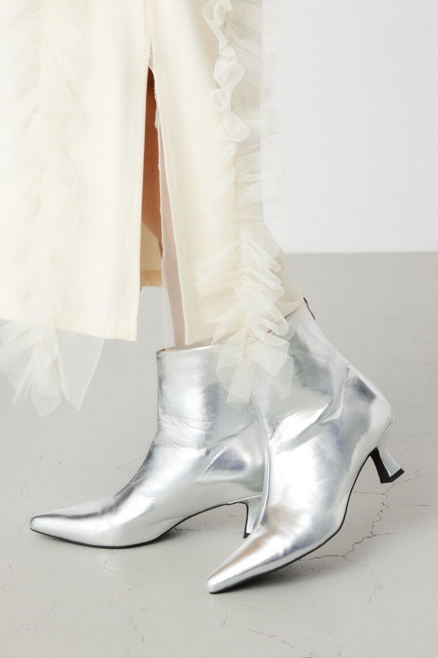 RODEO CROWNS「メタリックポインテッドショートブーツ」|その他|