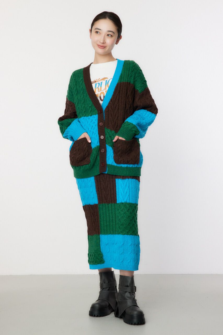 RODEO CROWNS「Custom ケーブルニット スカート」|その他|